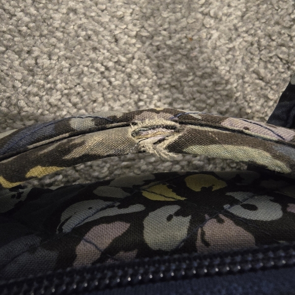 Vera Bradley Indigo Pop Blue Quilted Backpack - Picture 2 of 10